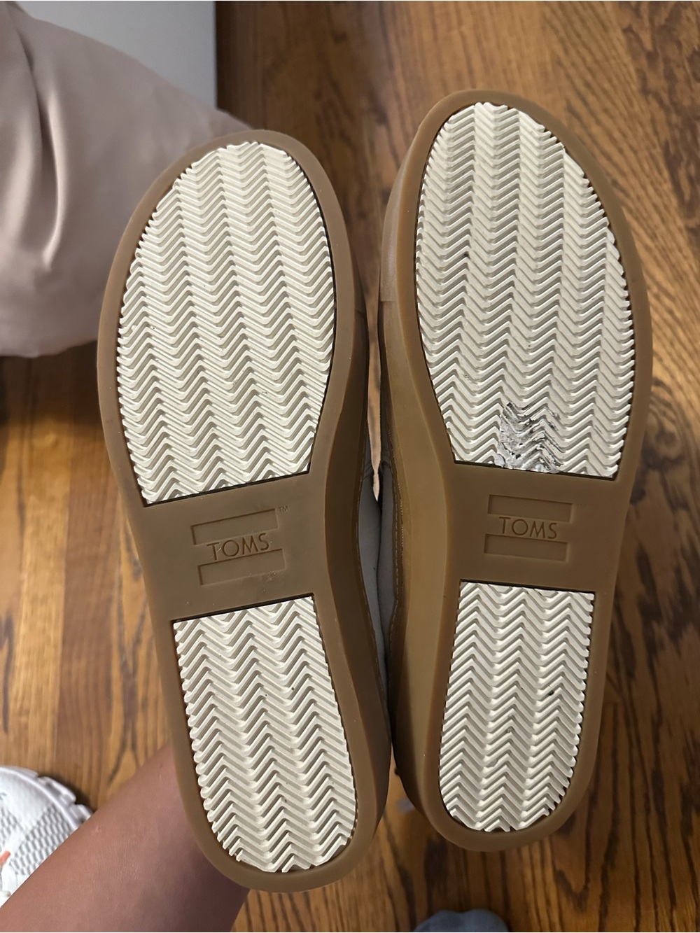Toms Women's Light Beige Suede Fleece-Lined Slip-On - Picture 5 of 5